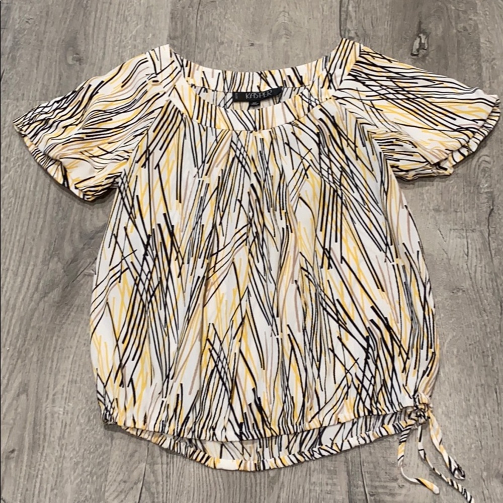 Kasper - Pretty Short Sleeve Blouse